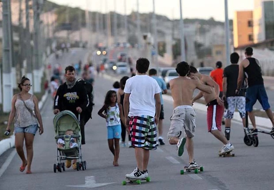 Prefeitura de Natal autoriza uso de vias públicas para lazer e esporte