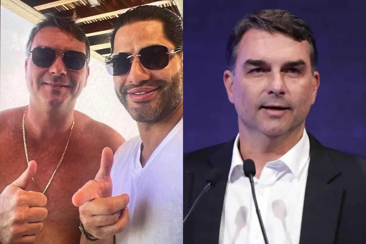 Foto de Flávio Bolsonaro com Sicário supera engajamento de tarifaço dos Estados Unidos