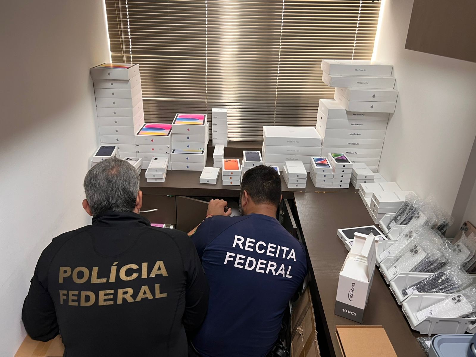 PF combate venda ilegal de produtos eletrônicos em Natal