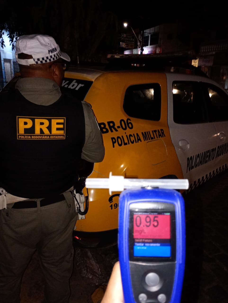 CPRE prende quatro condutores por embriaguez na Grande Natal