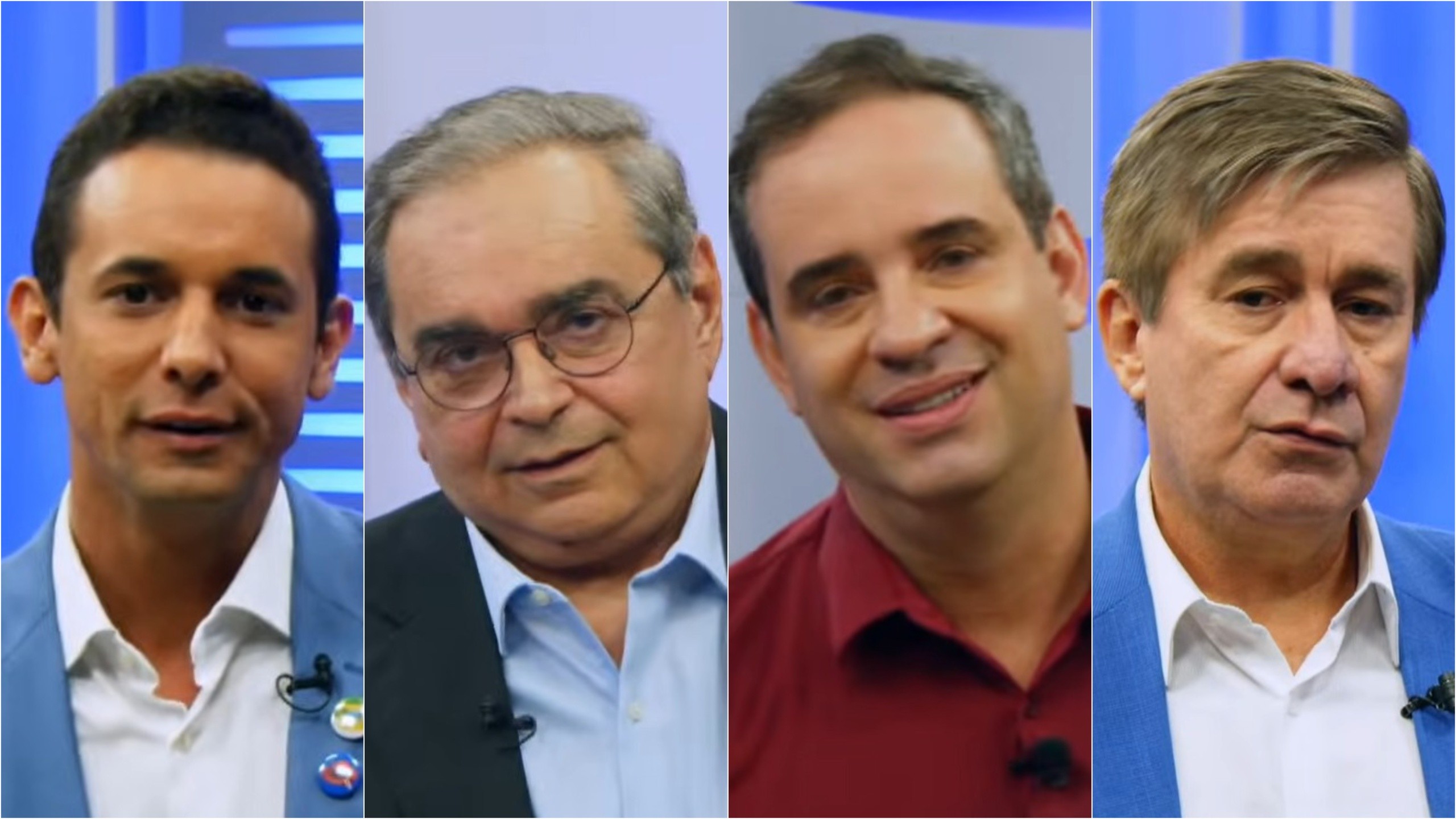 Debate da Band RN expõe troca de ataques entre candidatos ao Governo do Rio Grande do Norte