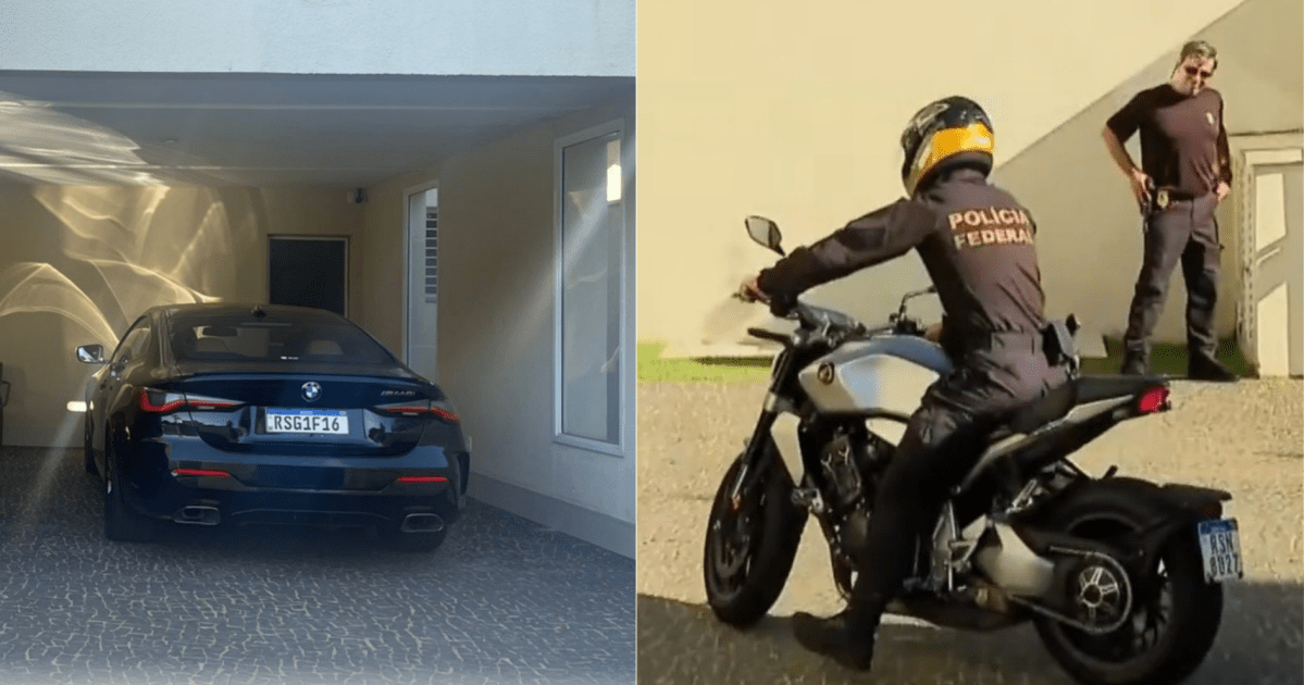 PF apreende carro e moto na casa de Ciro Nogueira em Brasília