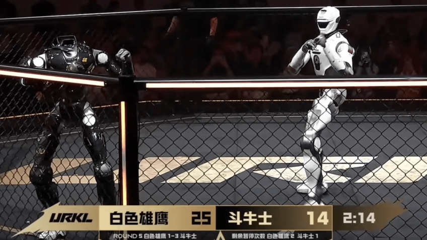 Robô perde a cabeça em torneio de MMA de humanoides na China