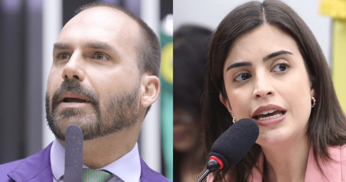 Supremo deve condenar Eduardo Bolsonaro por difamar Tabata Amaral em caso Lemann