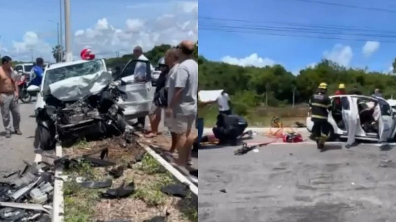 Acidente fatal em Natal mata dois e fere adolescente na Rota do Sol