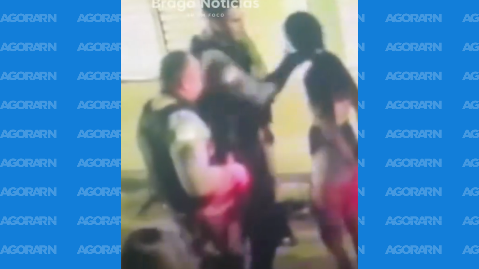 PM afasta policiais após agressão contra mulher gravada em Mossoró