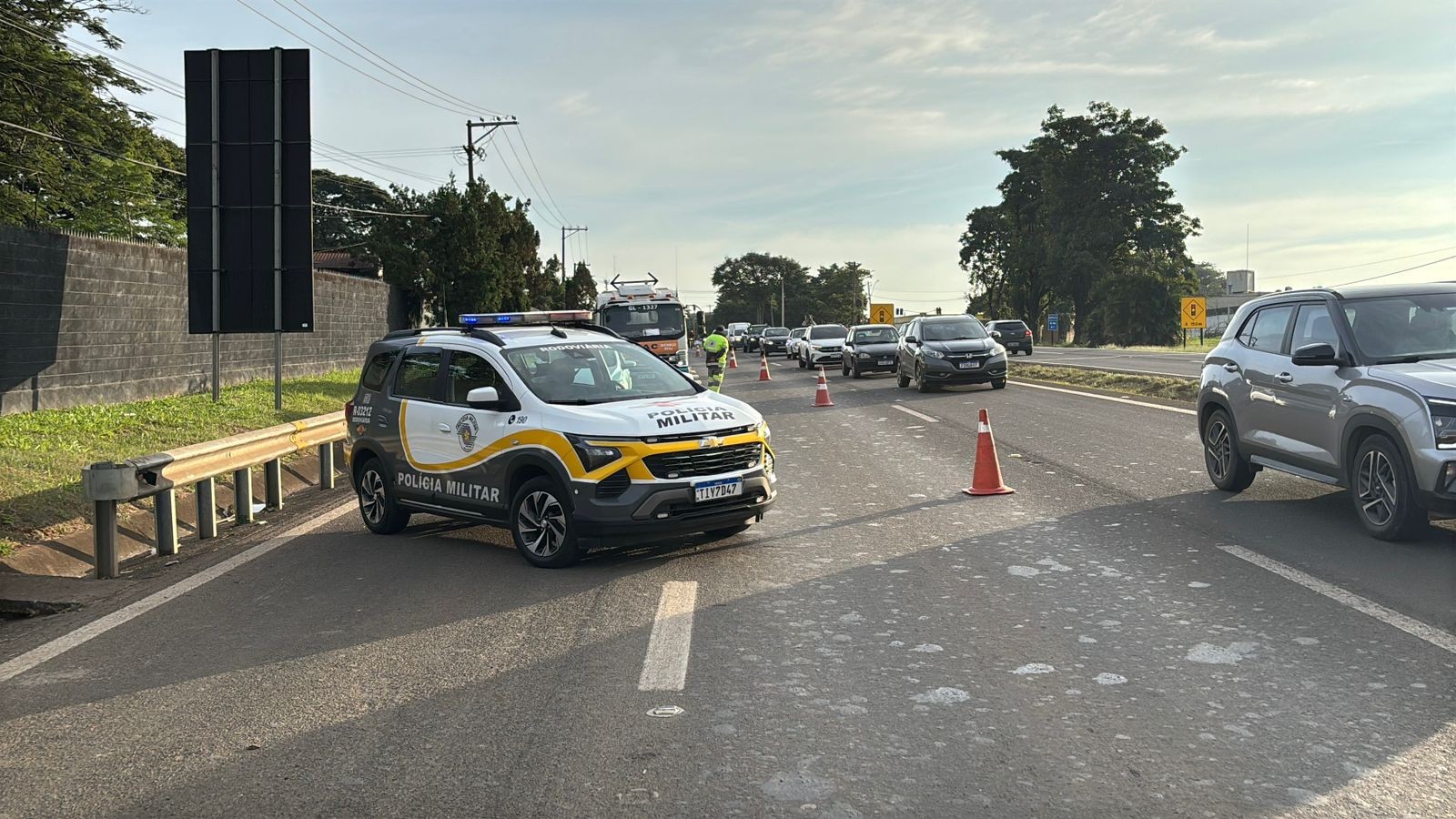 Homem de 62 anos morre atropelado na Rodovia Cornélio Pires, em Piracicaba