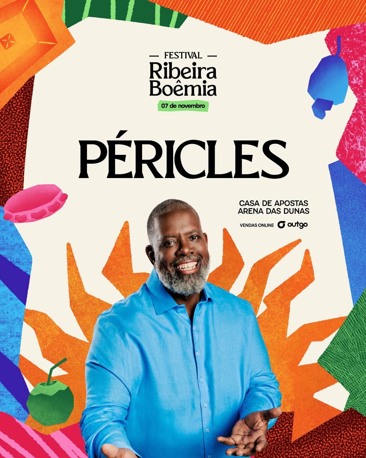 Festival de Samba Ribeira Boêmia confirma Péricles como atração principal da 6ª edição
