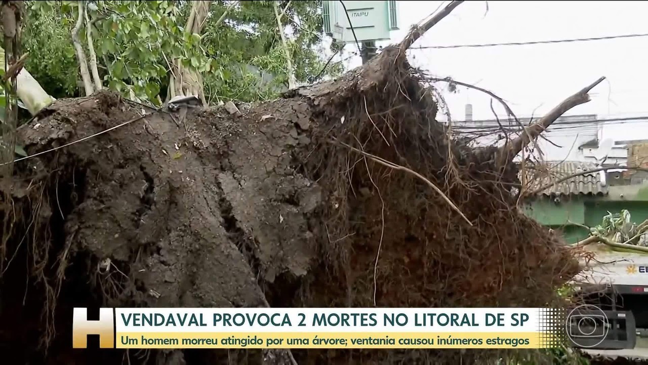Frente de rajada causa destruição e mortes entre São Paulo e Rio de Janeiro