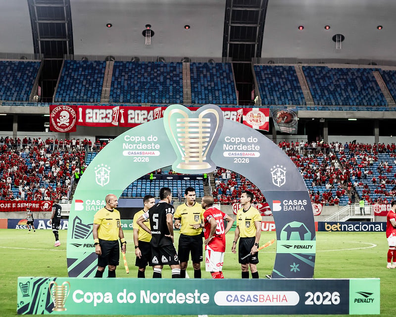 CBF divulga arbitragem para o segundo jogo da semifinal da Copa do Nordeste entre ABC e Vitória
