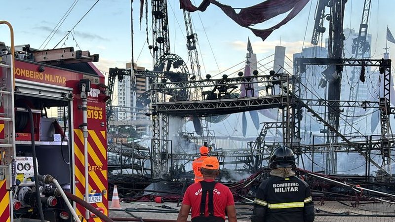 Bombeiros detalham combate ágil a incêndio no Circo do Tiru