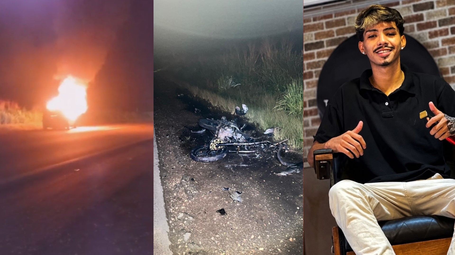 Jovem morre em colisão de moto e carro na BR-010 em Paragominas