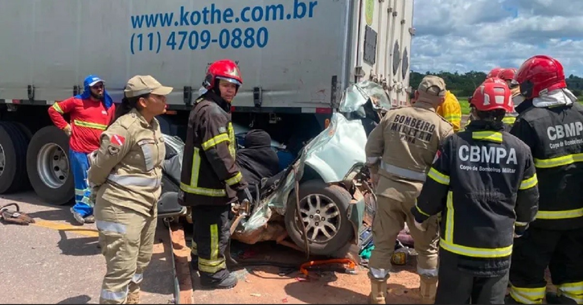 Acidente grave na PA-150 em Tailândia deixa dois mortos e dois feridos