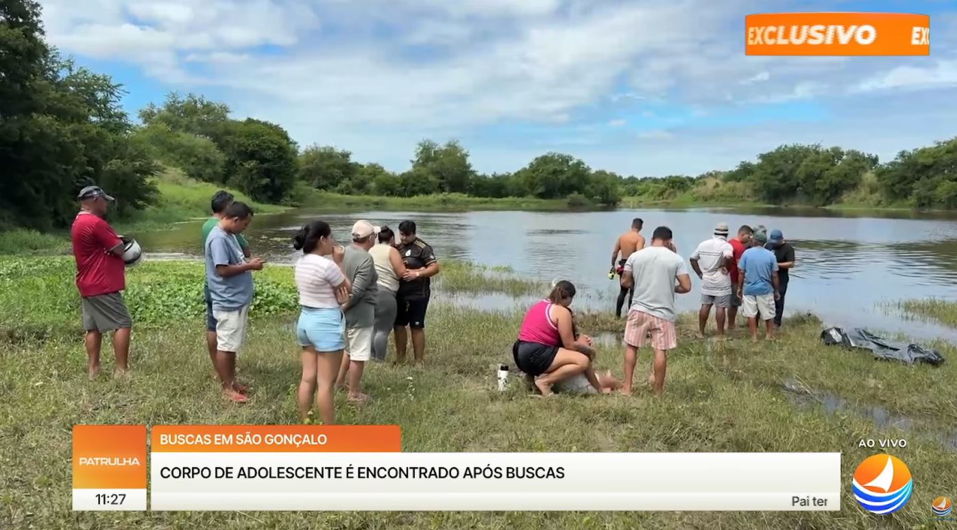Adolescente de 14 anos é encontrado morto após desaparecer em rio de São Gonçalo do Amarante