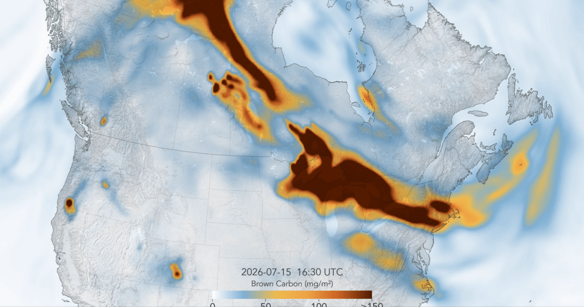 Fumaça de incêndios florestais no Canadá atinge qualidade do ar na América do Norte