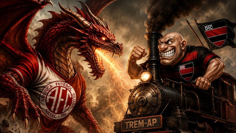 América-RN decide vaga nas oitavas da Série D contra o Trem-AP