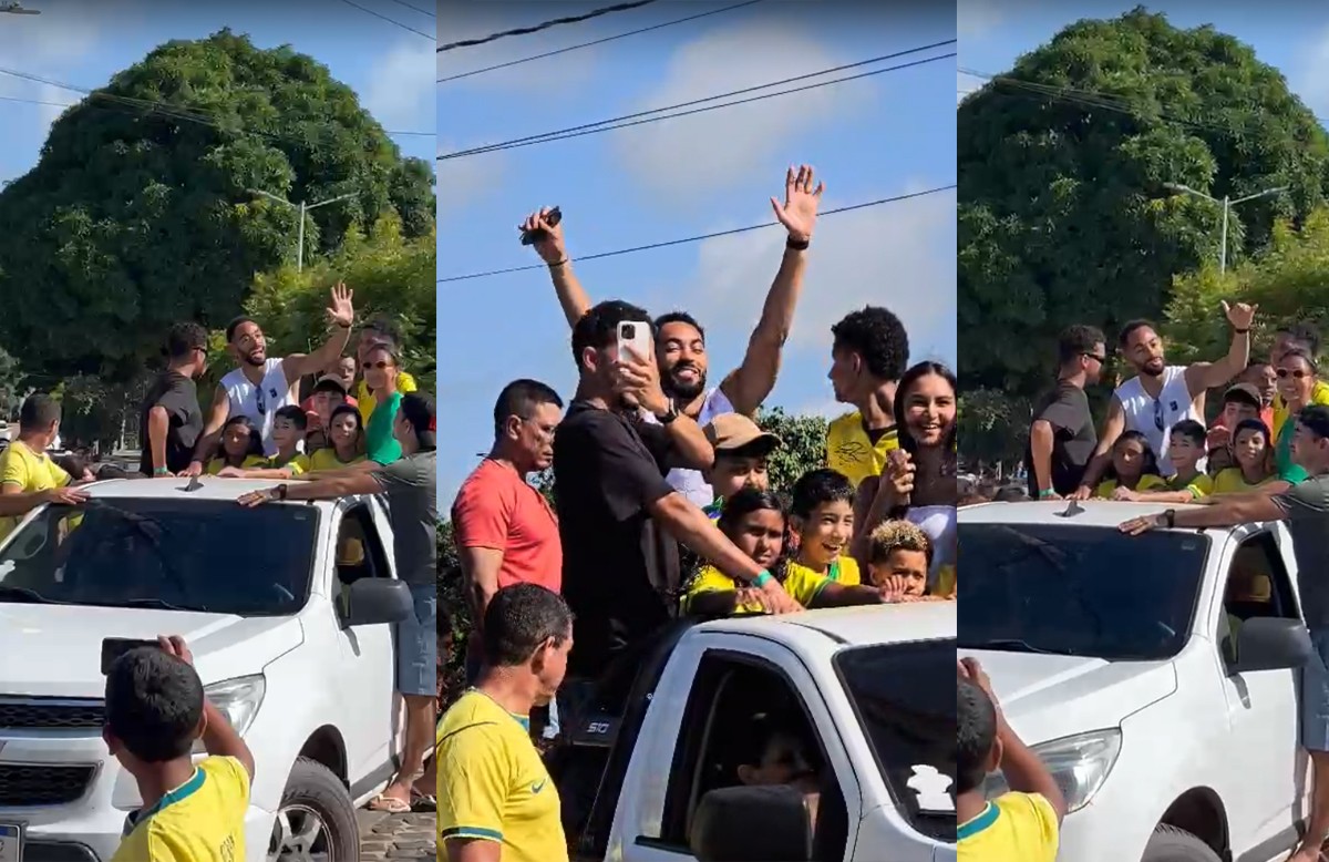 Matheus Cunha recebe homenagem calorosa em Baía Formosa após Copa do Mundo