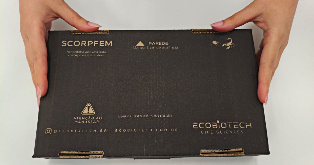 Ecobiotech lança armadilha sem veneno para capturar e monitorar escorpiões em áreas urbanas