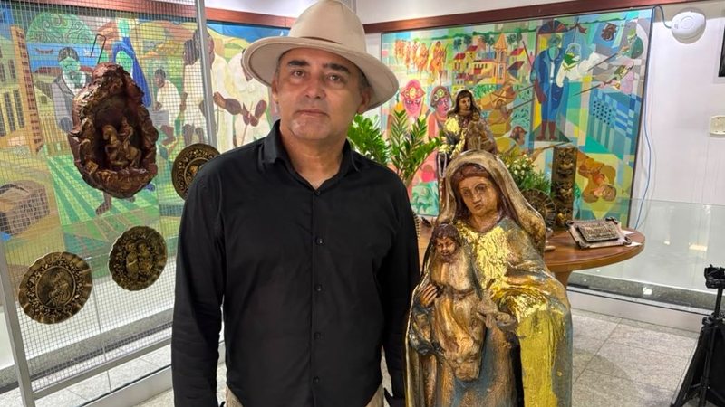 Assembleia Legislativa de Natal recebe exposição de arte sacra e sustentável