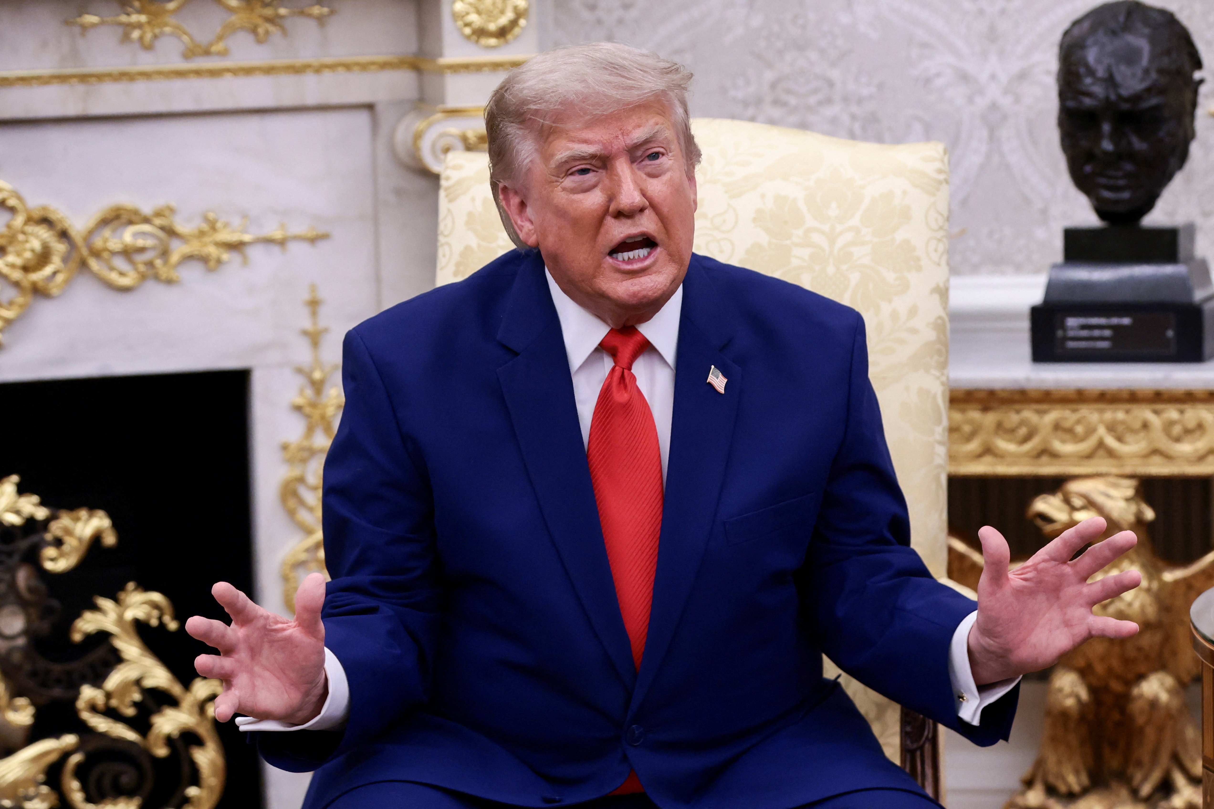 A alternância de discursos de Trump nas tensões com o Irã