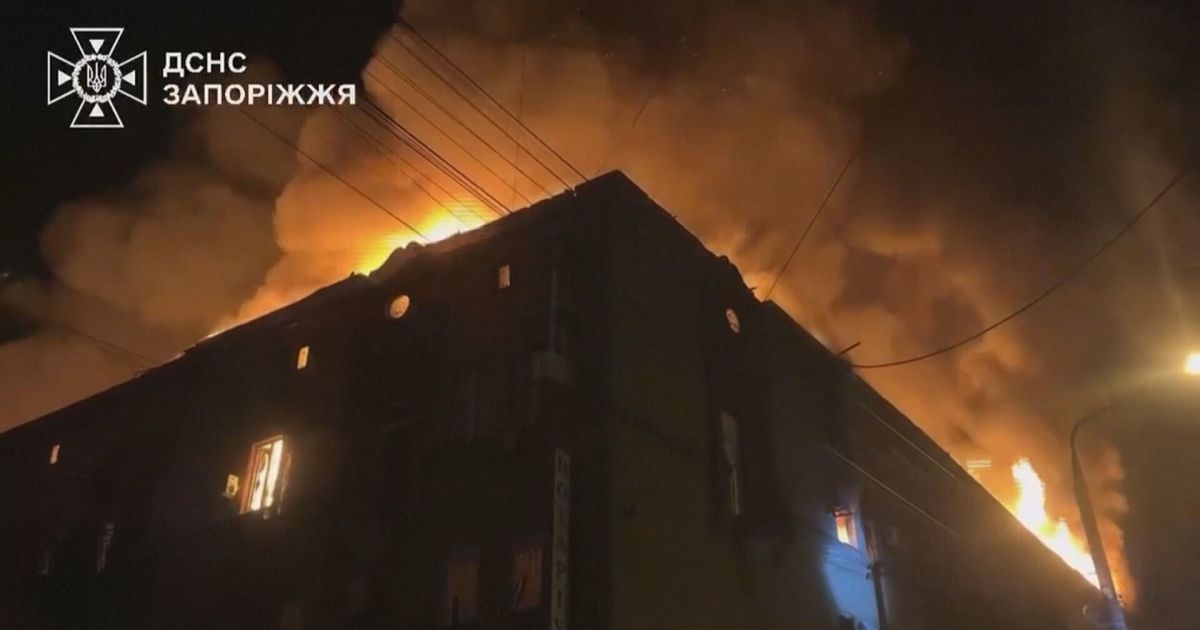 Ataque russo em Zaporizhzhia deixa um morto e sete feridos