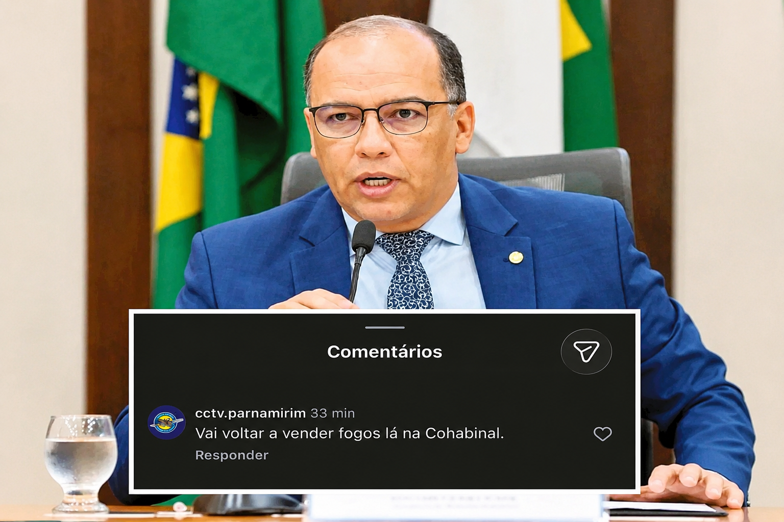Taveira Júnior reage a ataque em perfil oficial da Prefeitura de Parnamirim