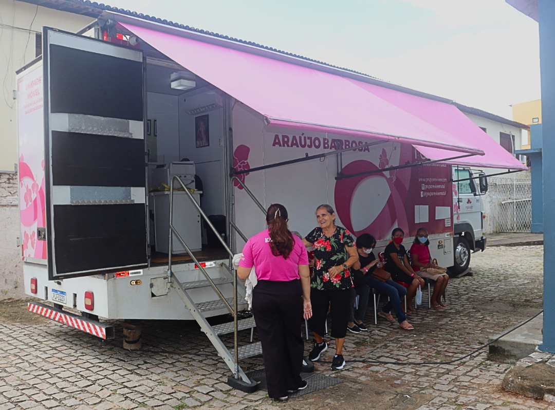 Unidade móvel de mamografia chega ao bairro Alecrim para exames gratuitos