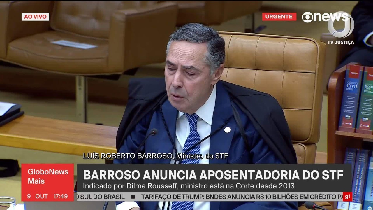 Luís Roberto Barroso é internado em SP após complicações por intoxicação alimentar