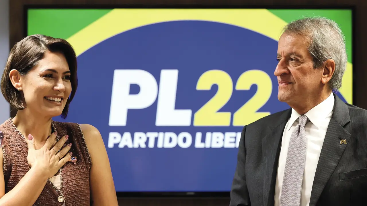 Michelle Bolsonaro deixa comando do PL Mulher após reunião tensa com Valdemar Costa Neto