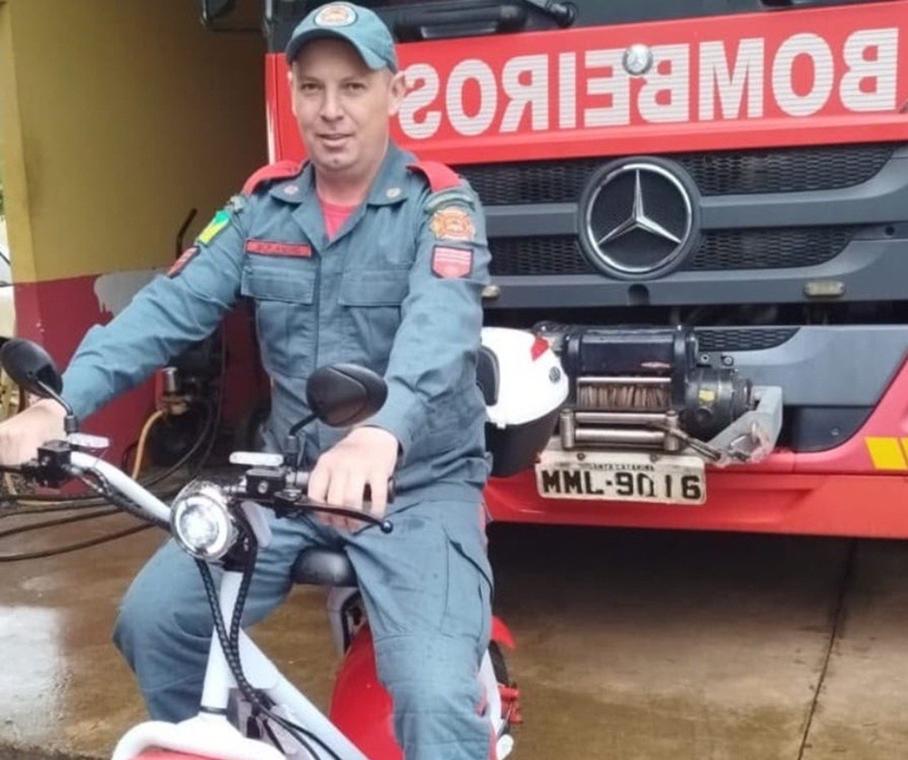 Bombeiro comunitário Andrei Marcos Rodrigues é morto em Palma Sola após discussão com namorado da ex