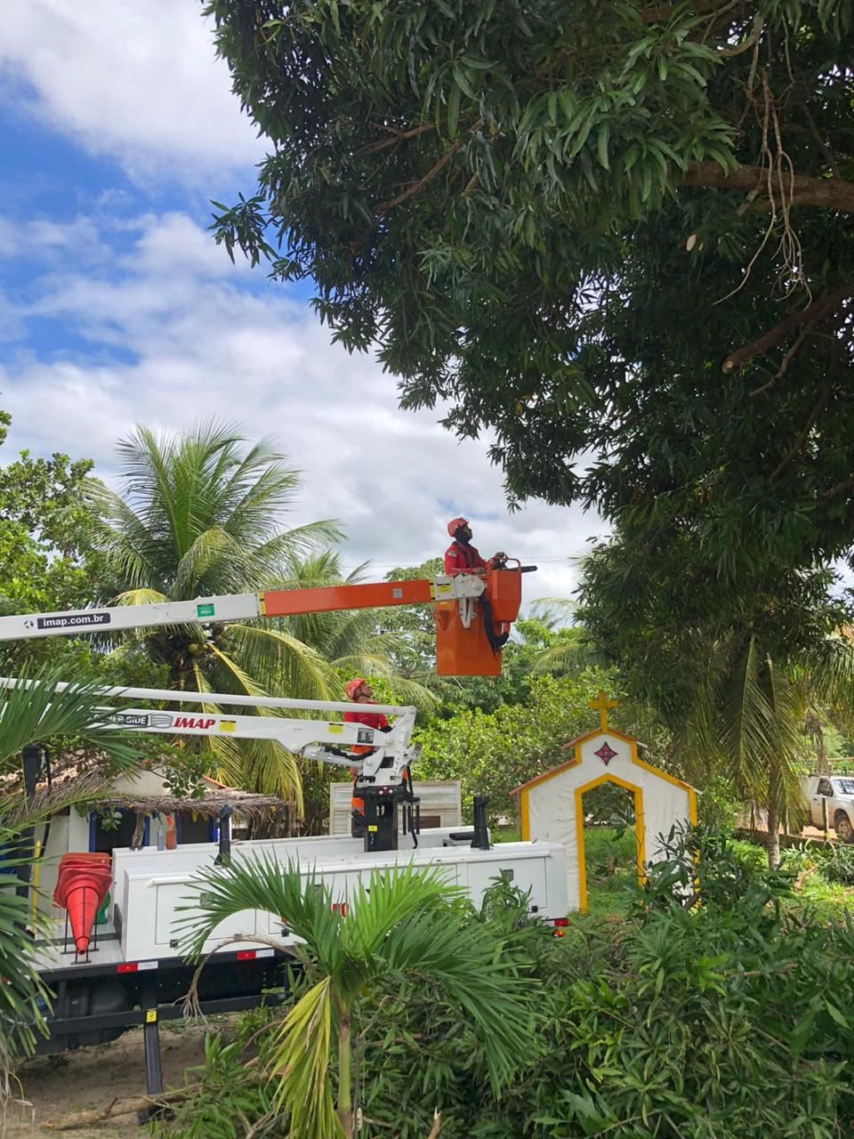 Bombeiros do RN eliminam risco de queda de árvores em Natal