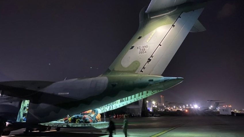 Brasil envia o 3º avião com ajuda humanitária para a Venezuela