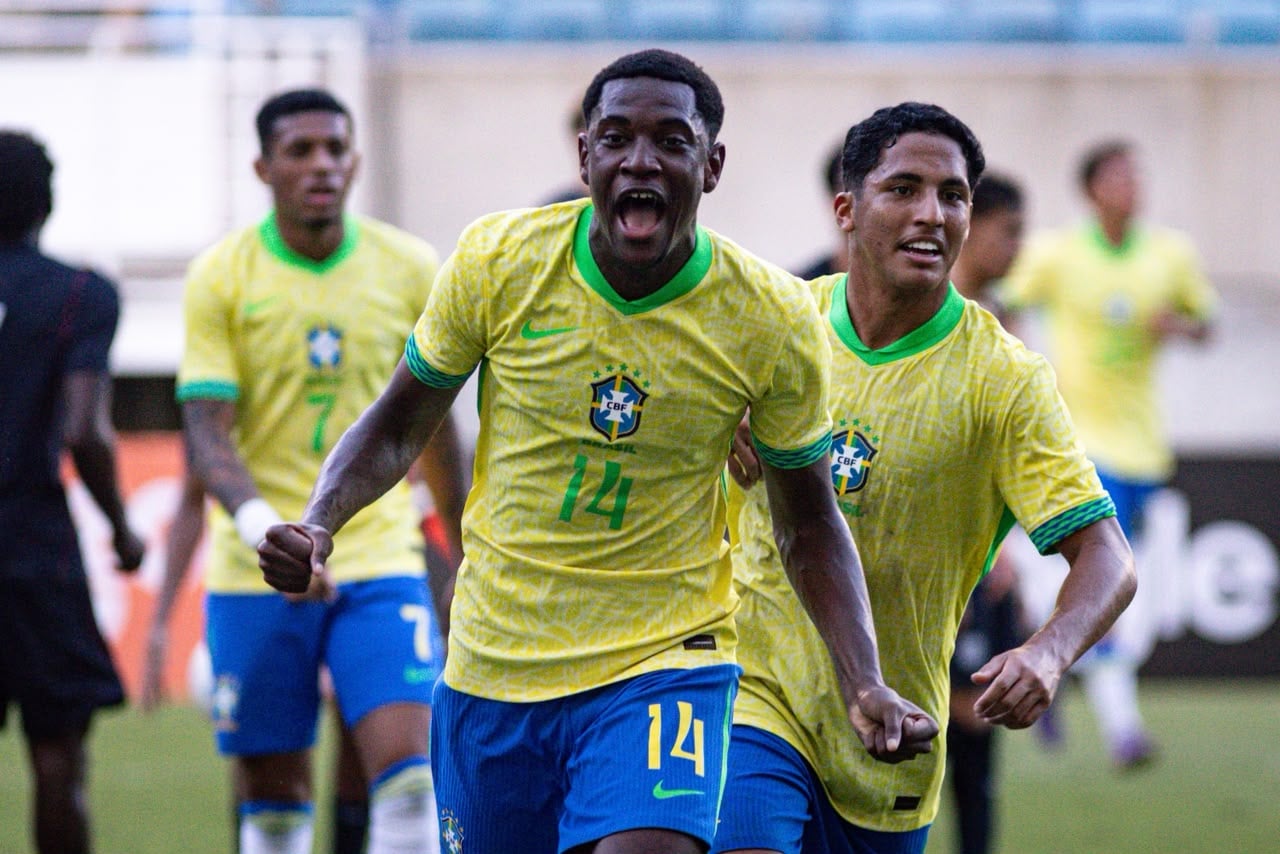 Seleção Brasileira Sub-17 goleia Estados Unidos em amistoso preparatório