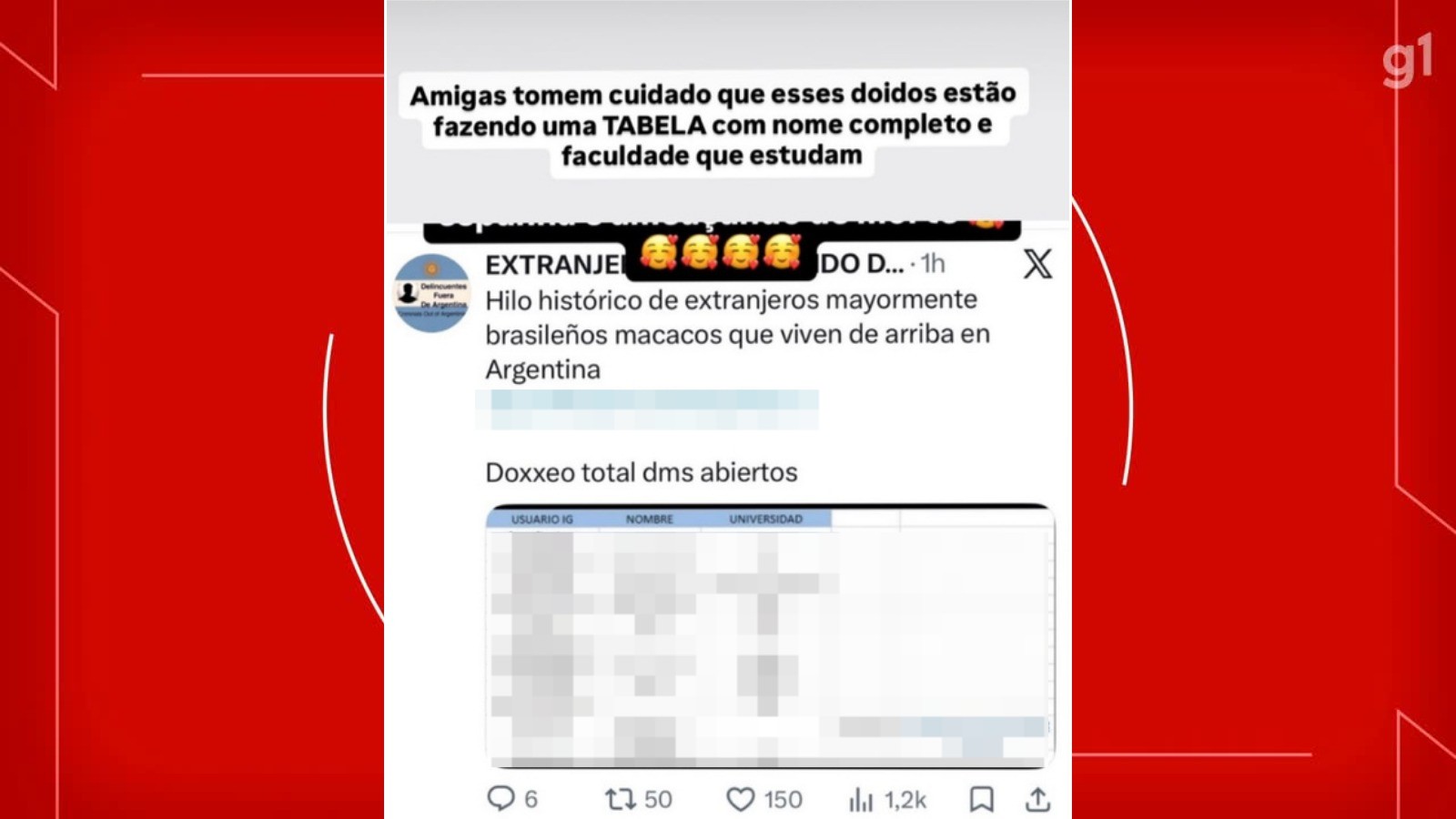 Brasileira na Argentina relata medo de sair após onda de ameaças