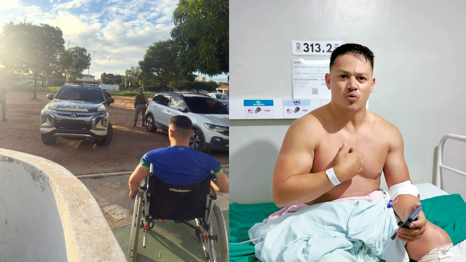 Cabo Deyvison recebe alta hospitalar e afirma: "Tentaram interromper uma missão"