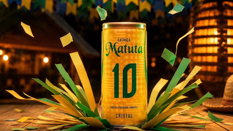 Cachaçaria Matuta é a bebida oficial do São João de Natal, em homenagem à Seleção Brasileira