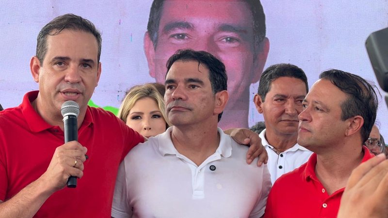 Cadu de Lula destaca parceria política com Gustavo Soares em ato em Assú