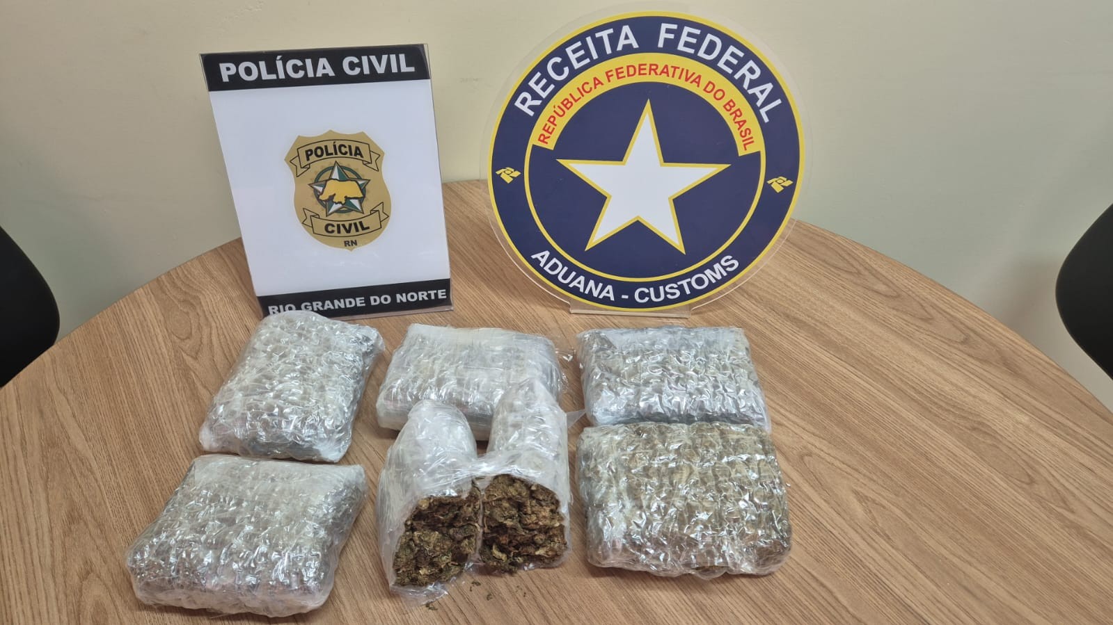 Cão farejador detecta drogas em encomenda interestadual em Parnamirim