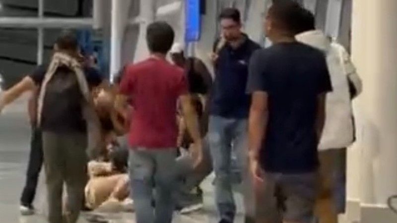 Briga generalizada assusta passageiros e expõe ineficiência da segurança do aeroporto de Natal