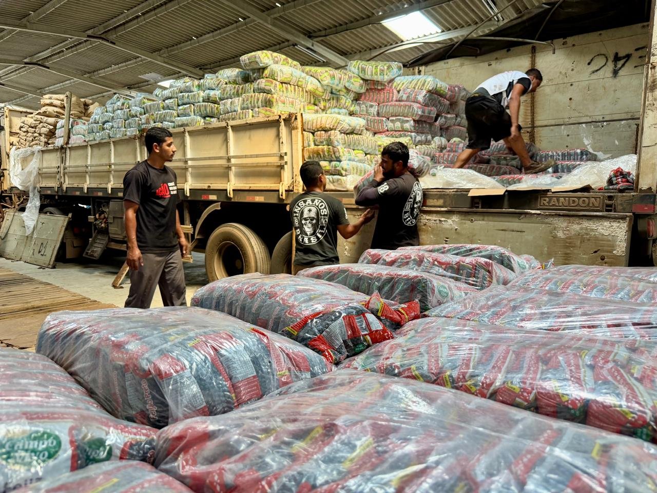 Ação da Cidadania: 30 toneladas de alimentos chegam ao RN