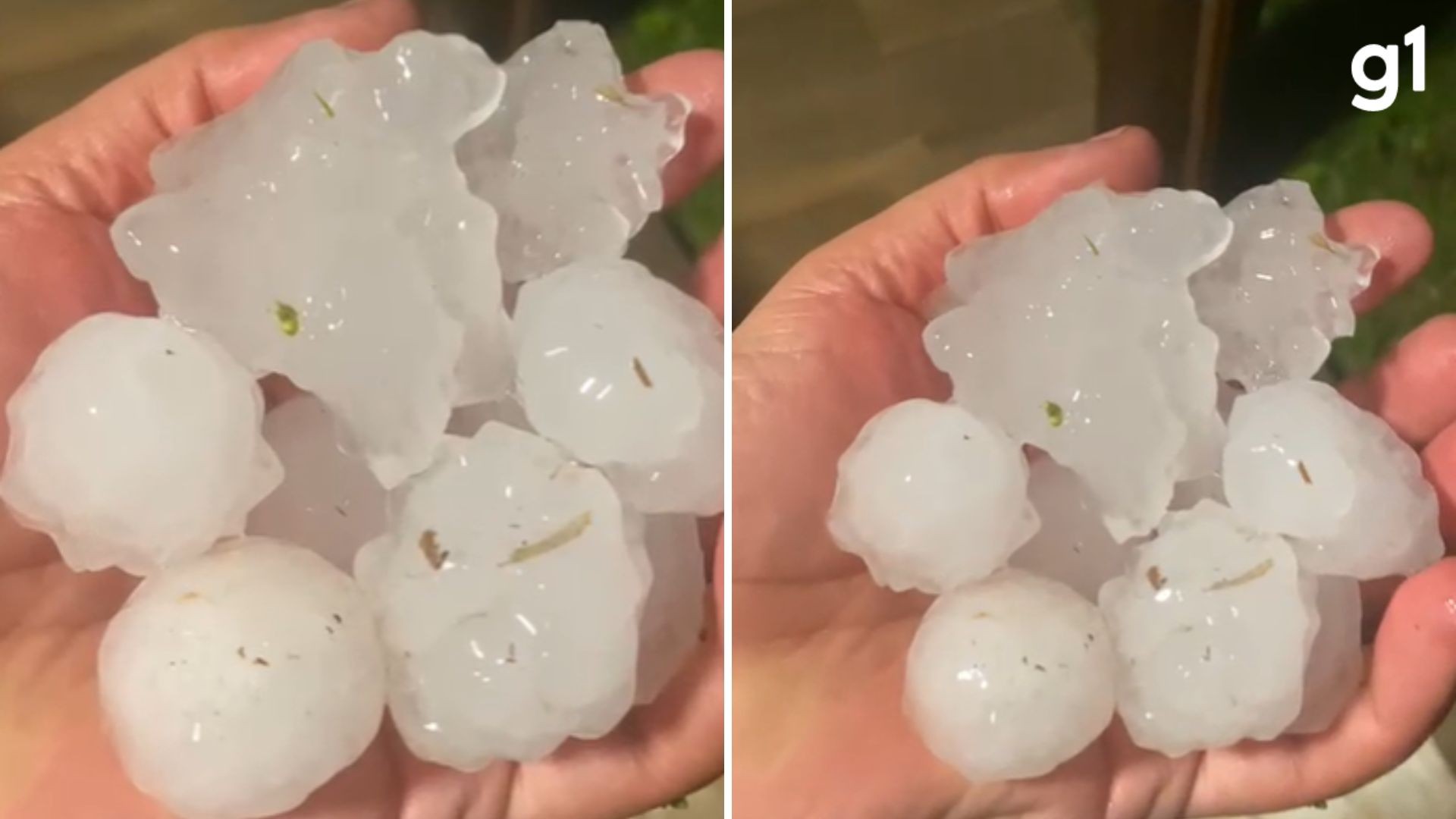 Chuva e granizo deixam desalojados e causam estragos em 17 cidades do RS