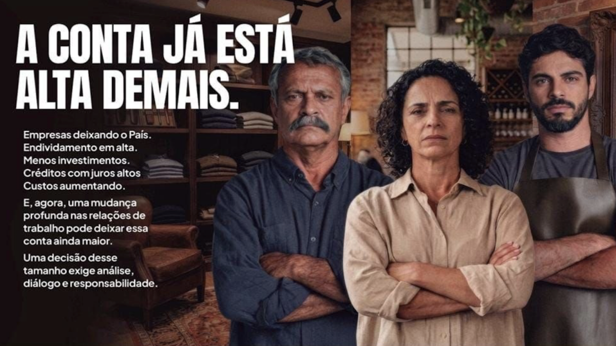 CNC defende adiamento de votação sobre escala 6 X 1 no Senado