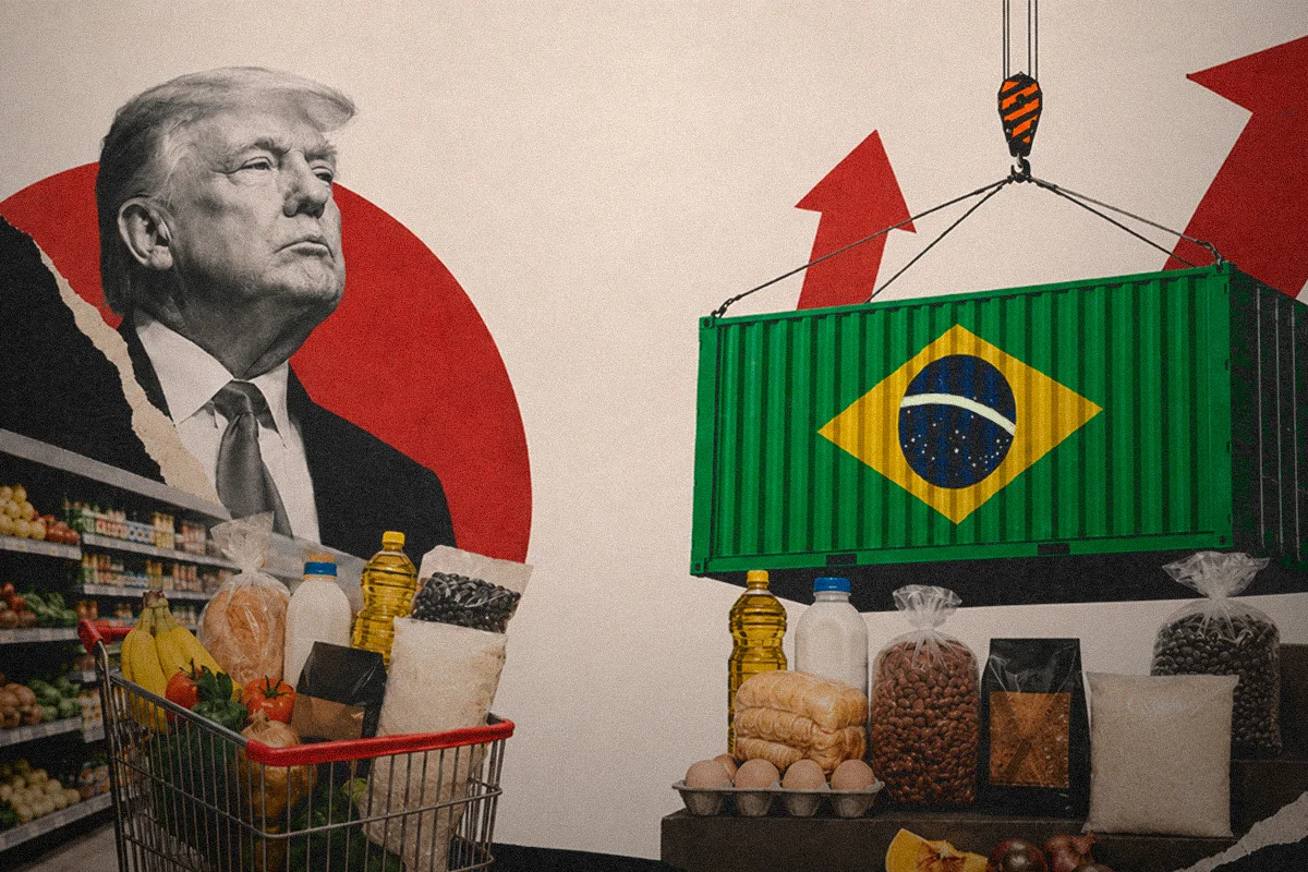 Como o tarifaço de Donald Trump impacta o preço da cesta básica no Brasil