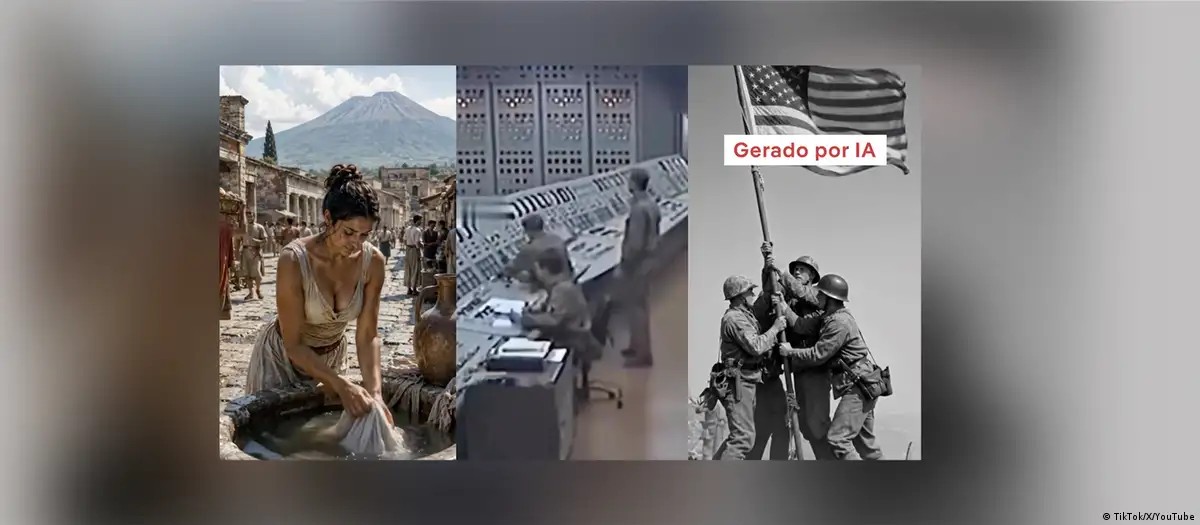 Como identificar vídeos históricos falsos criados por IA