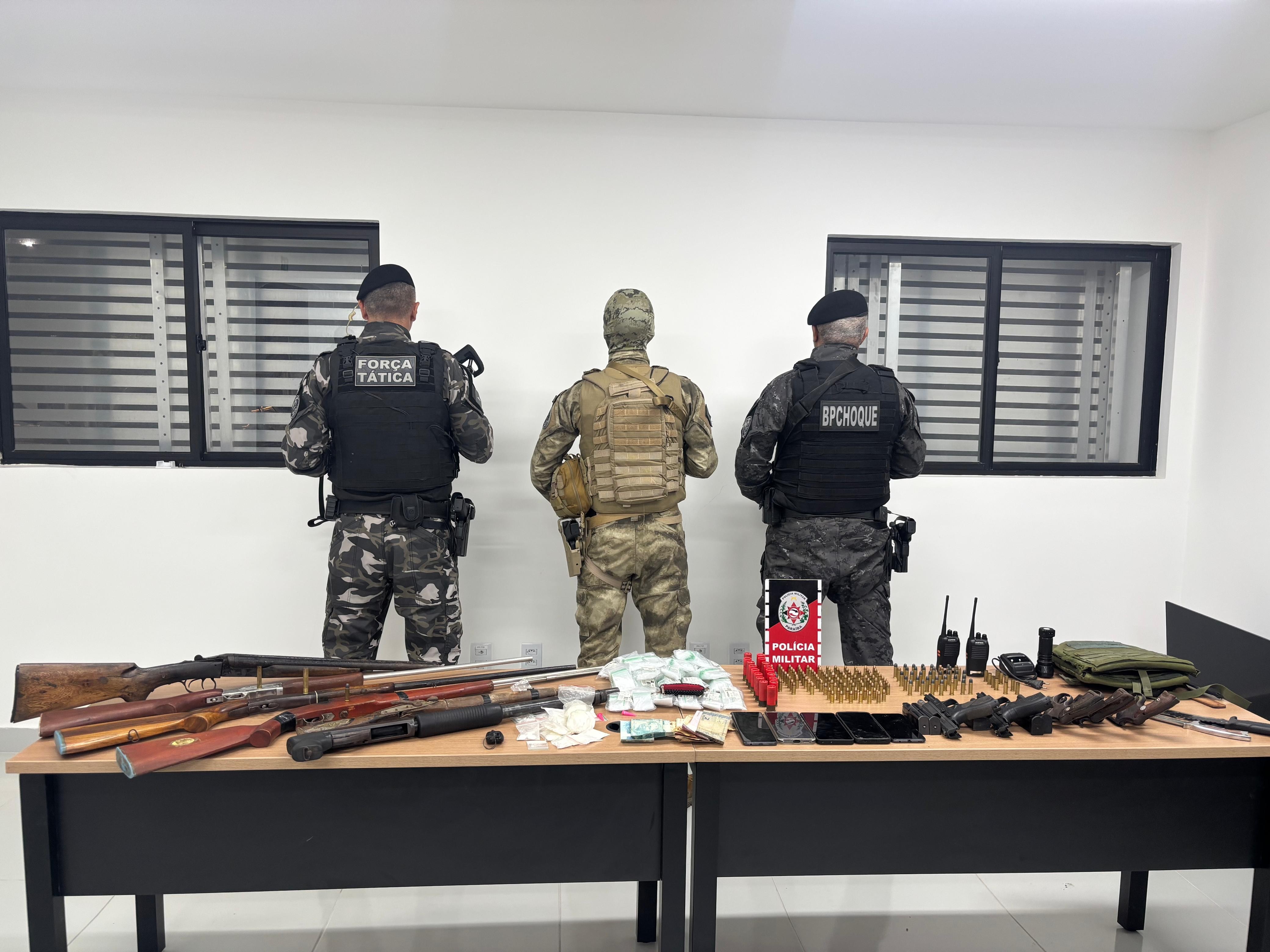 Confronto entre suspeitos e Políca Militar deixa feridos e presos em Mamanguape