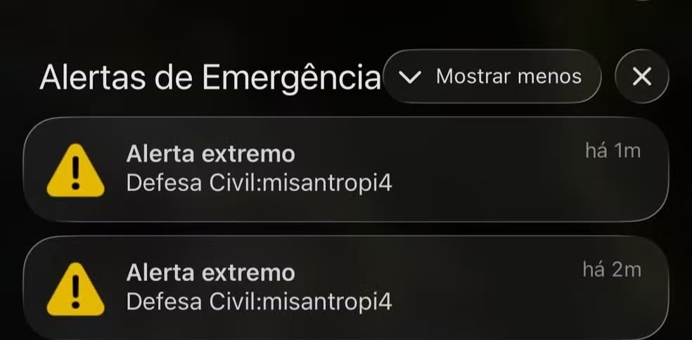 Conselho Nacional de Direitos Humanos aciona MPF para apurar alertas falsos da Defesa Civil