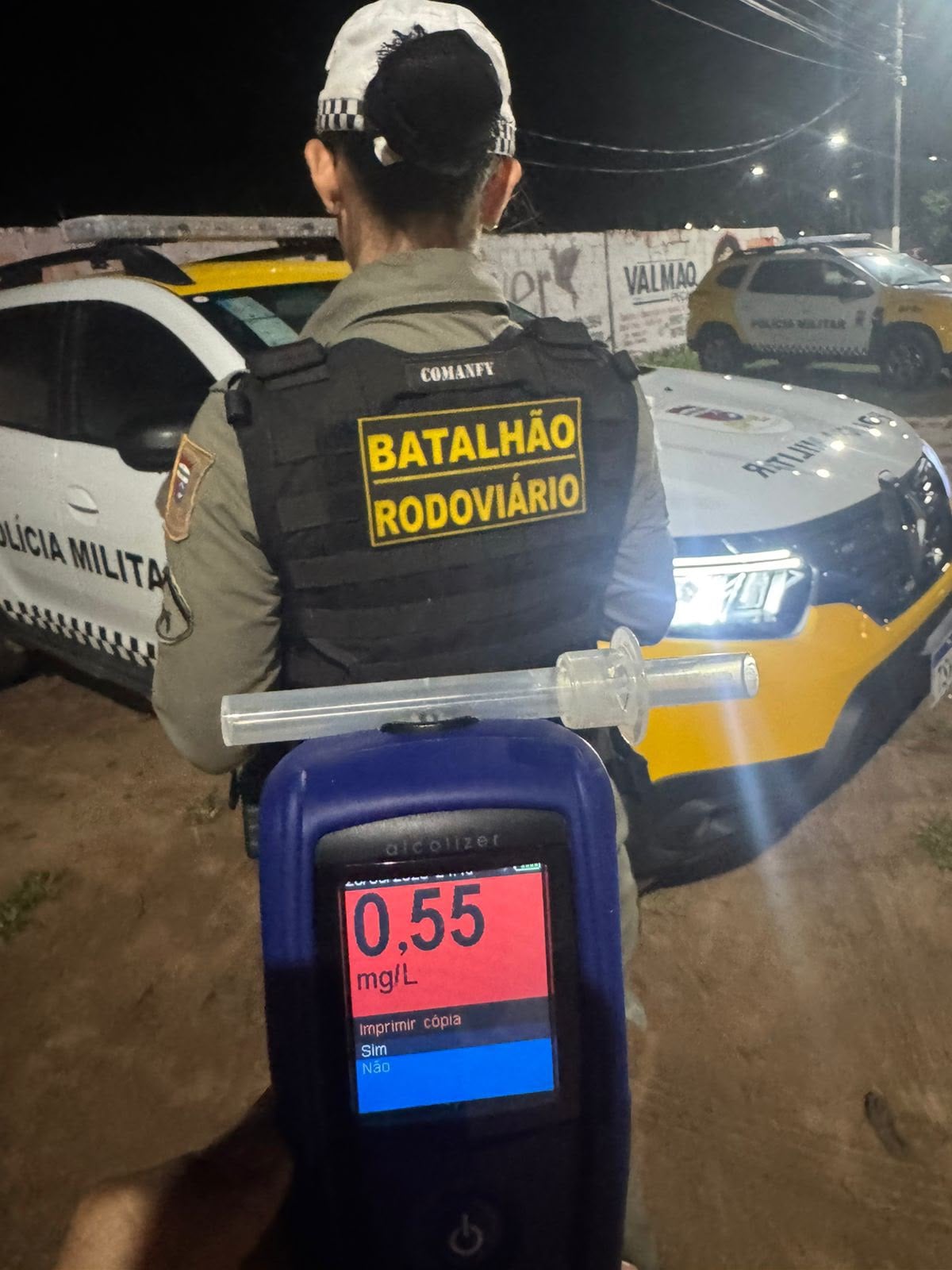 CPRE prende dois motoristas embriagados na Grande Natal