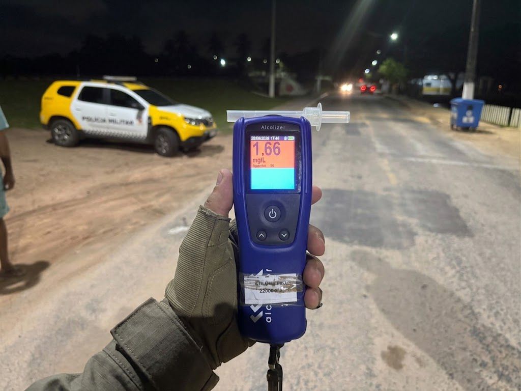 Homem é preso com recorde de alcoolemia em Natal e Grande Natal