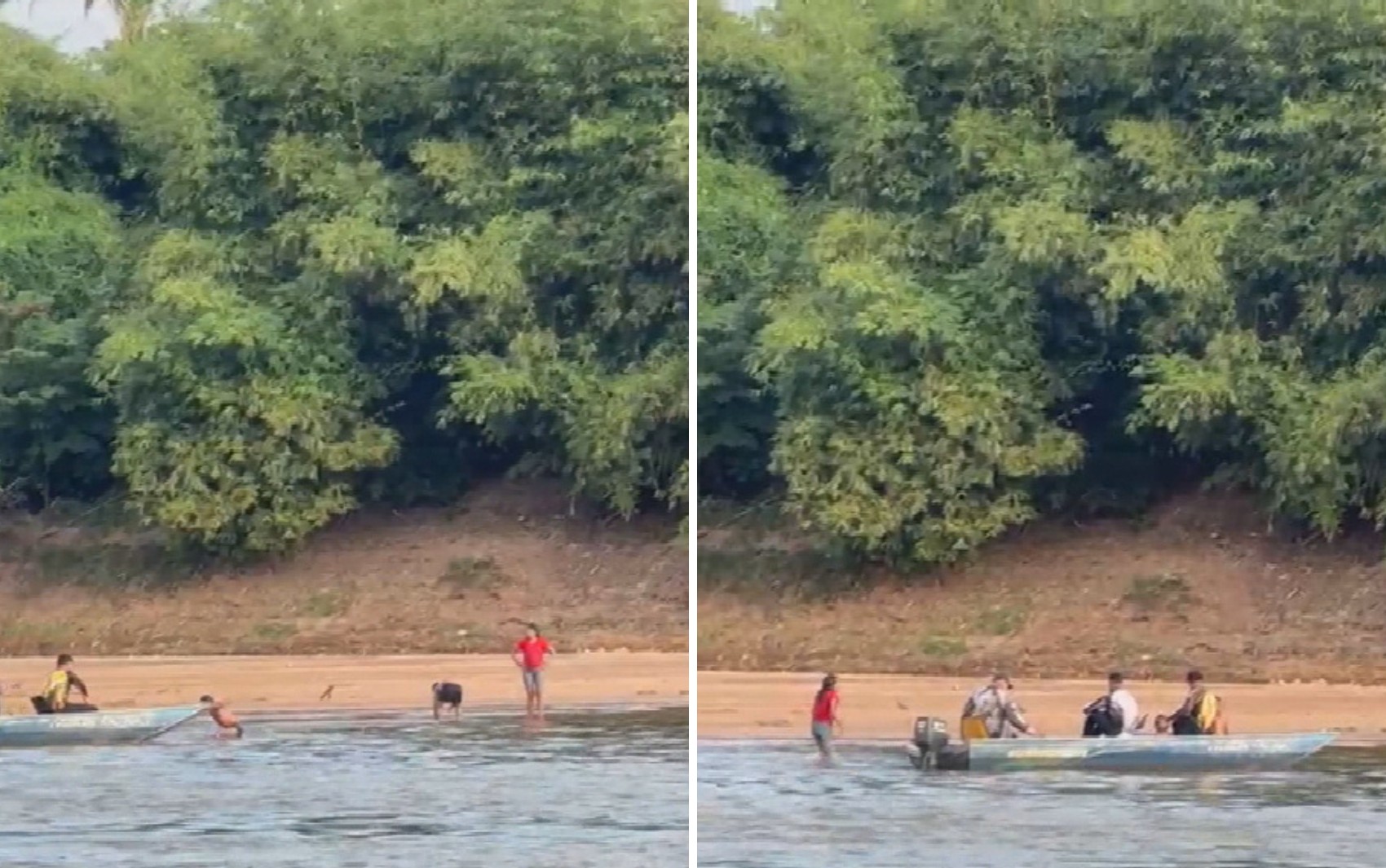 Pescadores resgatam crianças de afogamento em Goiás