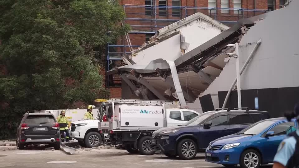 Desabamento de prédio deixa feridos graves em Sydney, na Austrália